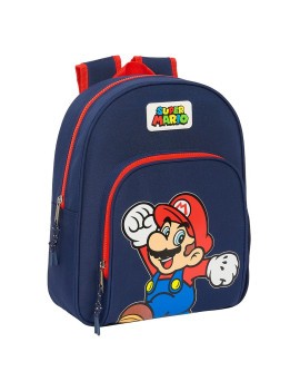 MOCHILA INFANTIL ADAPT.CARRO SUPER MARIO "WORLD"