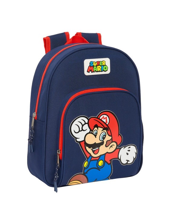 MOCHILA INFANTIL ADAPT.CARRO SUPER MARIO "WORLD"