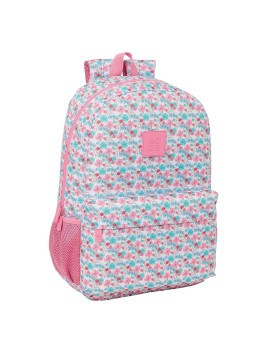 MOCHILA ADAPT.CARRO RECICLADO MOOS "FLORES"