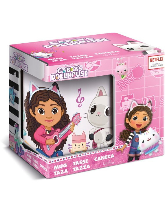 TAZA CERµMICA 325ml EN CAJA REGALO GABBY'S DOLLHOUSE "PARTY"