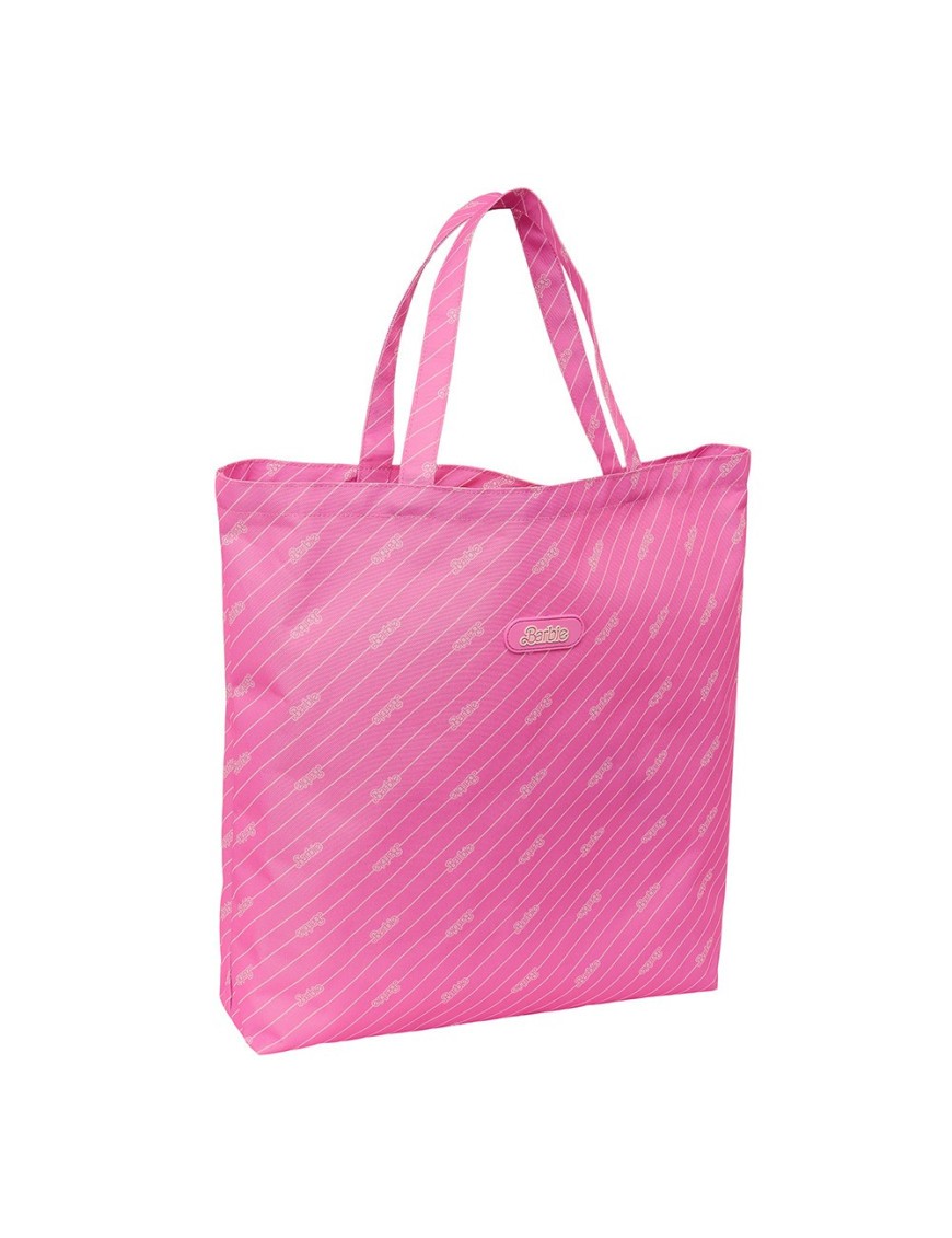 SHOPPING BAG BARBIE "LOGOMANIA ROSA"