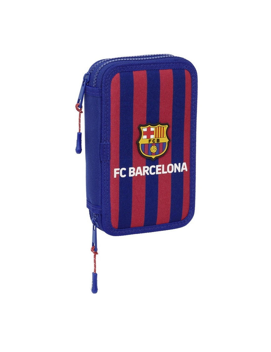 PLUMIER DOBLE PQ¥O 28 pcs F.C.BARCELONA