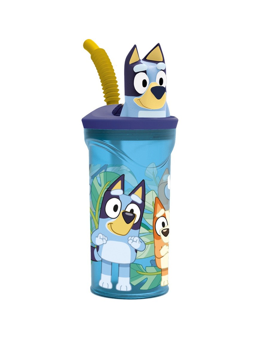 VASO FIGURITA 3D 360ML BLUEY