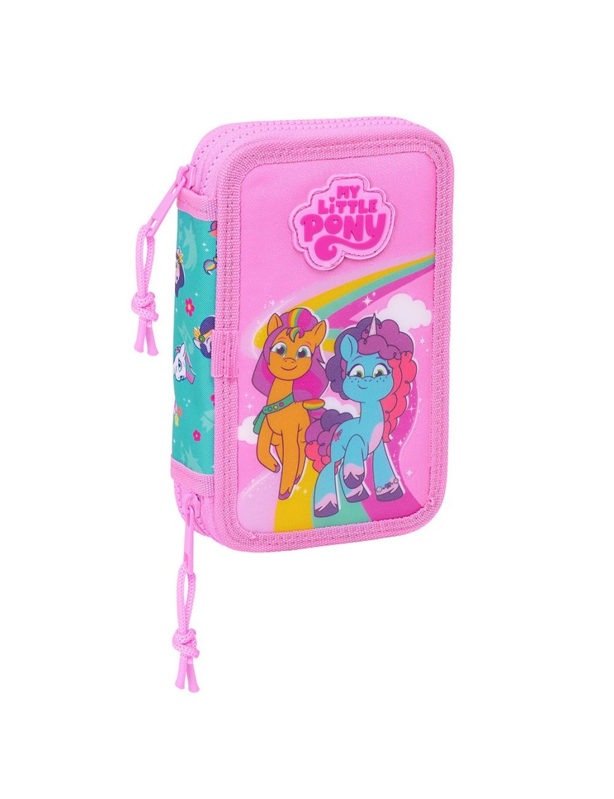 PLUMIER DOBLE PQ¥O 28 pcs MY LITTLE PONY "MAGIC"