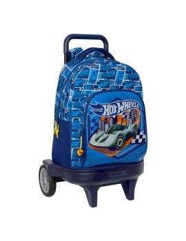 MOCHILA GDE. C/RUEDAS COMPACT EVOL. EXT. HOT WHEELS "SONNY"