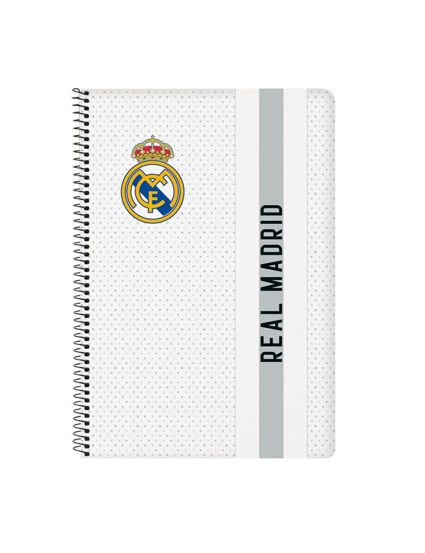 LIBRETA FOLIO 80 H. TAPAS DURAS REAL MADRID 1¦ EQUIP. 24/25