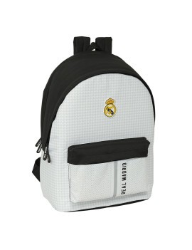 MOCHILA DOBLE PARA PORTATIL 15,6"+USB REAL MADRID 1¦ EQUIP. 24/25