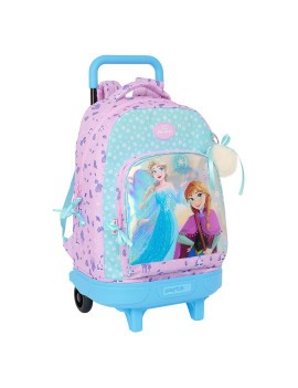 MOCHILA GDE. C/RUEDAS COMPACT EXTRAIBLE FROZEN "COOL DAYS"