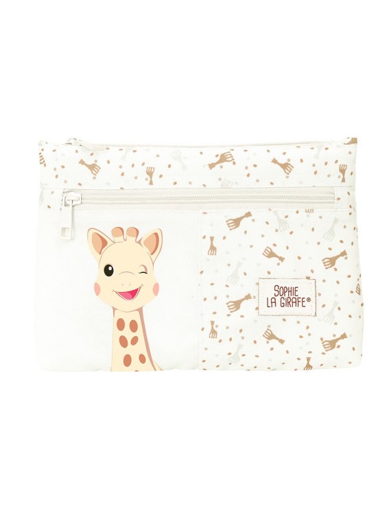 PORTATODO GDE. 2 CREMALLERAS SOPHIE LA GIRAFE HONEY