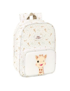 MOCHILA INFANTIL RECIC Y REPELENTE AGUA SOPHIE LA GIRAFE HONEY