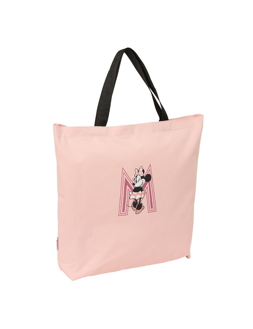 SHOPPING BAG PLEGABLE MINNIE "BLUSH"