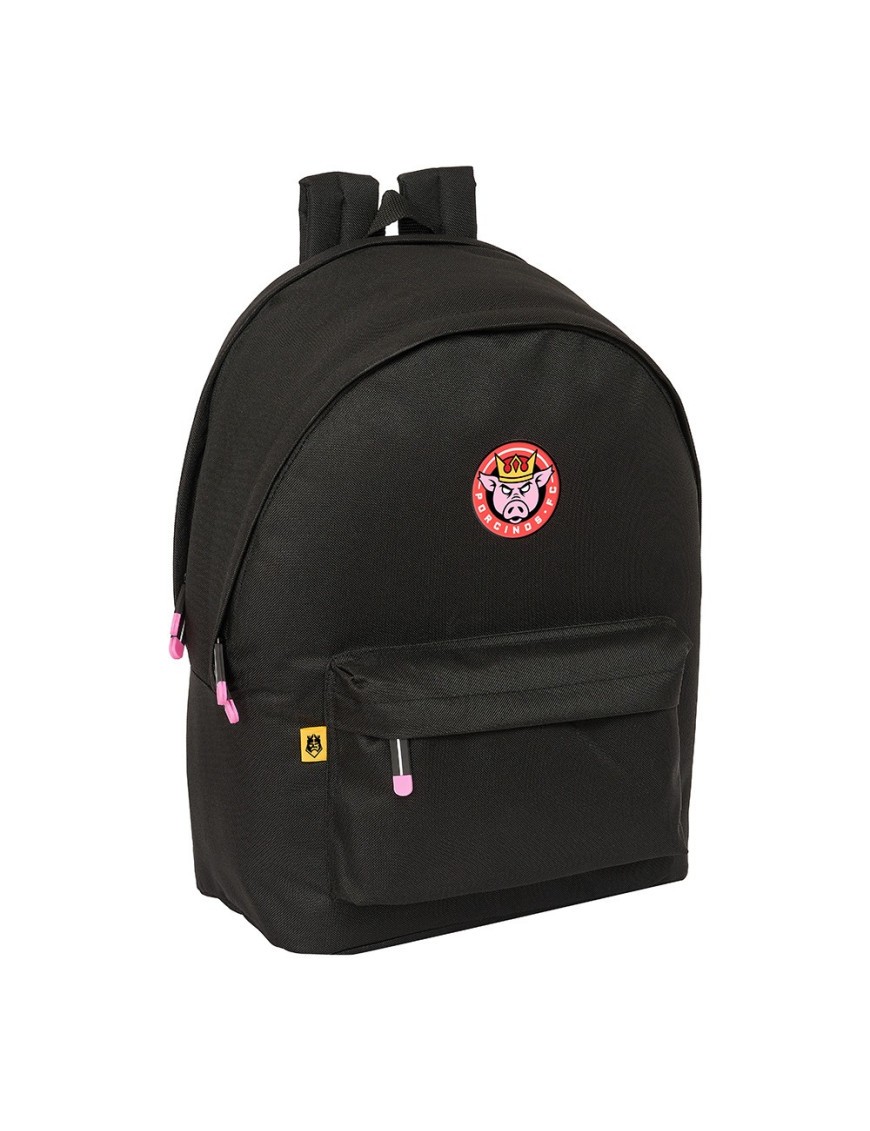 MOCHILA DOBLE PARA PORTATIL 15,6"+USB KINGS LEAGUE "PORCINOS"