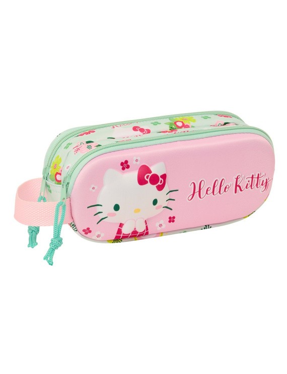 PORTATODO DOBLE 3D HELLO KITTY 3D