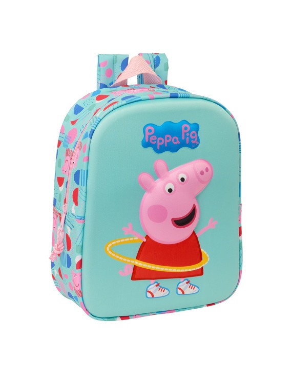 MOCHILA GUARDERIA 3D BOLSILLO RED PEPPA PIG