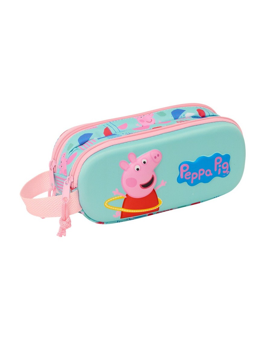 PORTATODO DOBLE 3D PEPPA PIG 3D