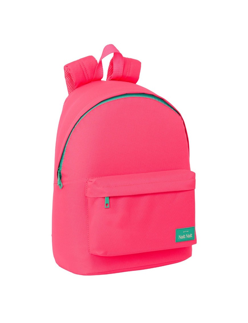 MOCHILA PARA PORTATIL 14,1" NAIT NAIT "ROSA FLUOR"