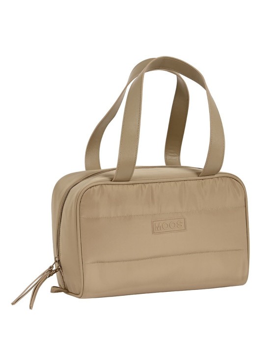 NECESER RECTANGULAR MOOS CAPSULA ACOLCHADO "CAMEL"