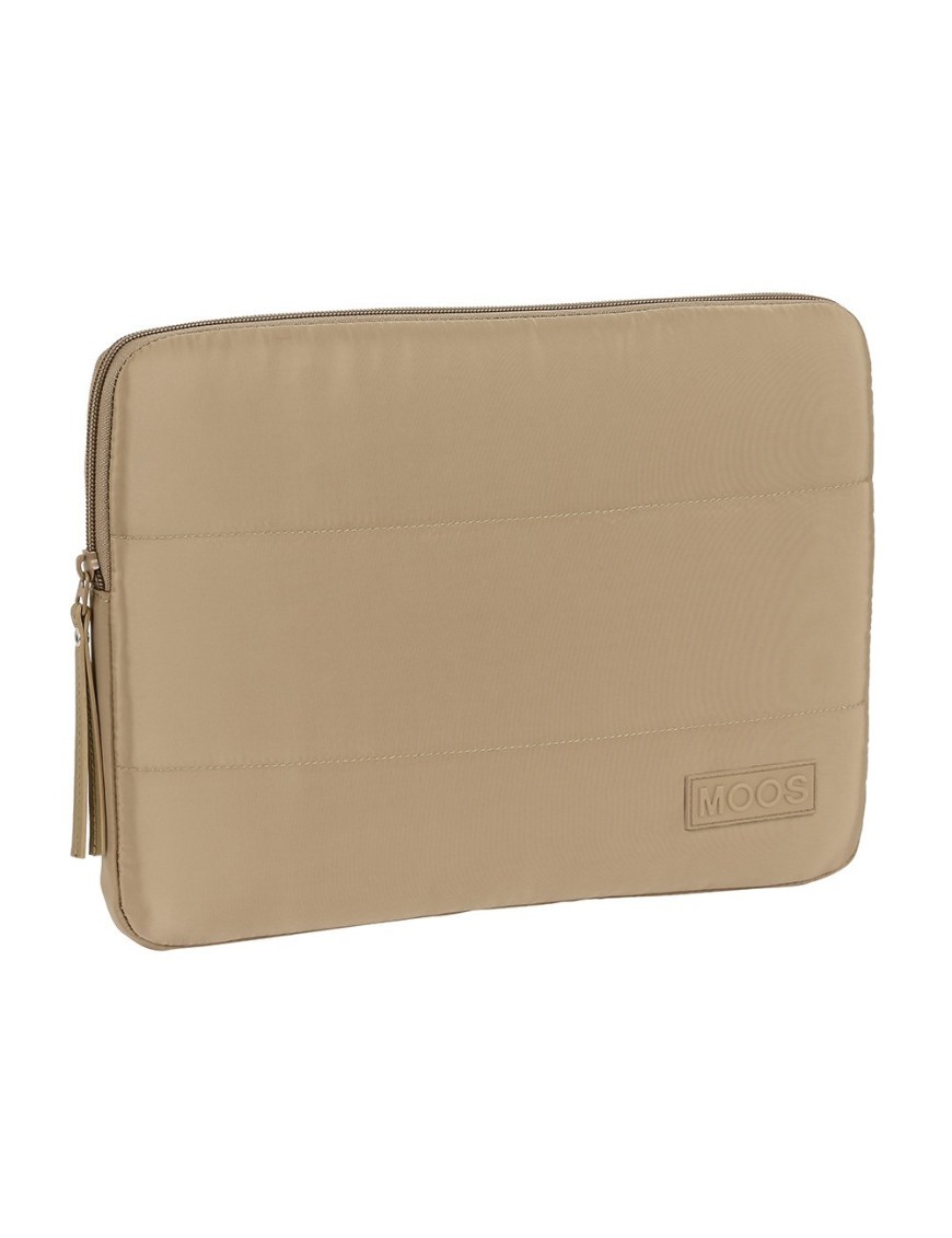 FUNDA PARA PORTATIL 14'' MOOS CAPSULA ACOLCHADO "CAMEL"