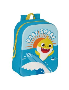 MOCHILA GUARDERIA 3D BABY SHARK