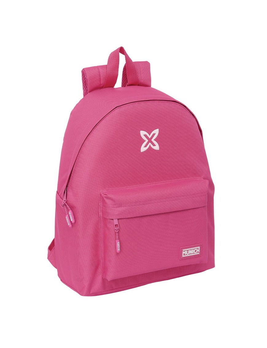 MOCHILA MUNICH BASICOS "FUCSIA"