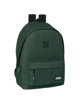 MOCHILA DOBLE PARA PORTATIL 15,6"+USB MUNICH BASICOS "VERDE"