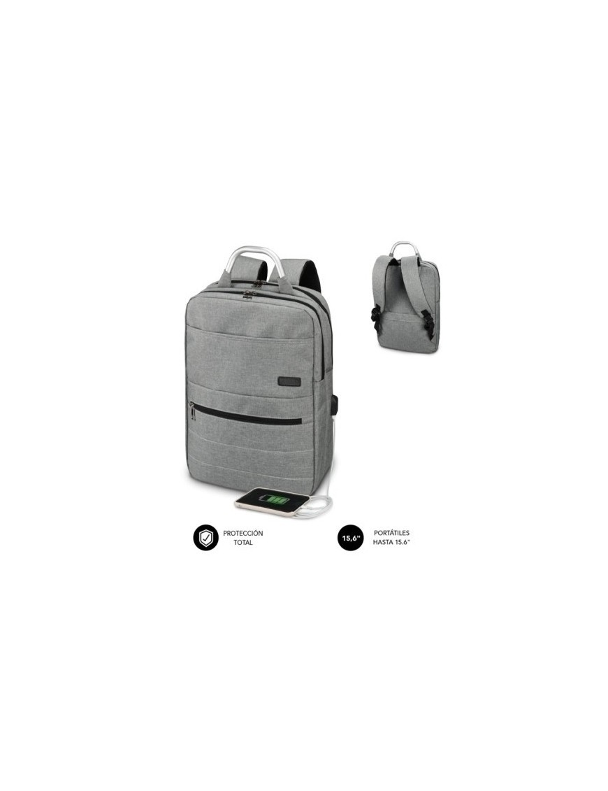 Mochila Subblim Elite Air 15,6" Gris