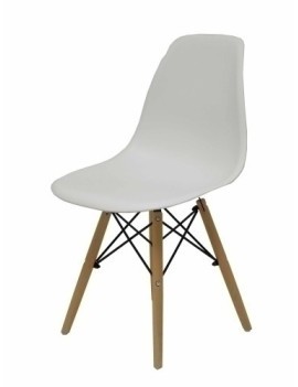 Silla Piqueras Priego Conf.Pvc Blanco P/