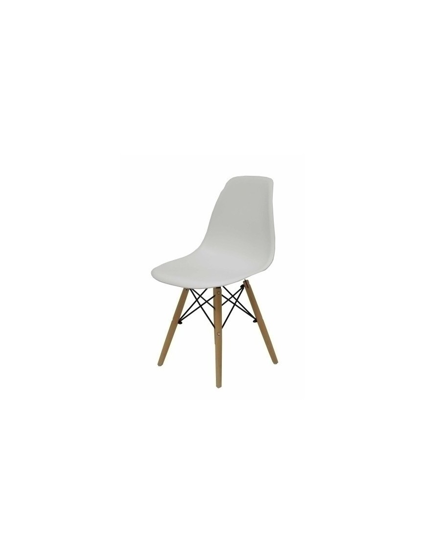 Silla Piqueras Priego Conf.Pvc Blanco P/