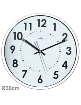 Reloj Pared Cep Analogico 30 Cm Blanco