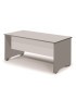 Mesa Rocada Work 120X60 Aluminio/Gris