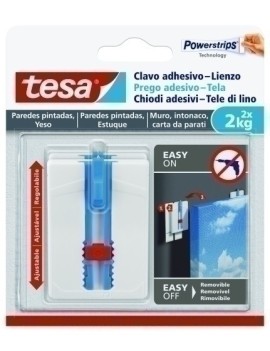 Clavo Adhesivo Tesa Ajustable Lienzo 2Kg