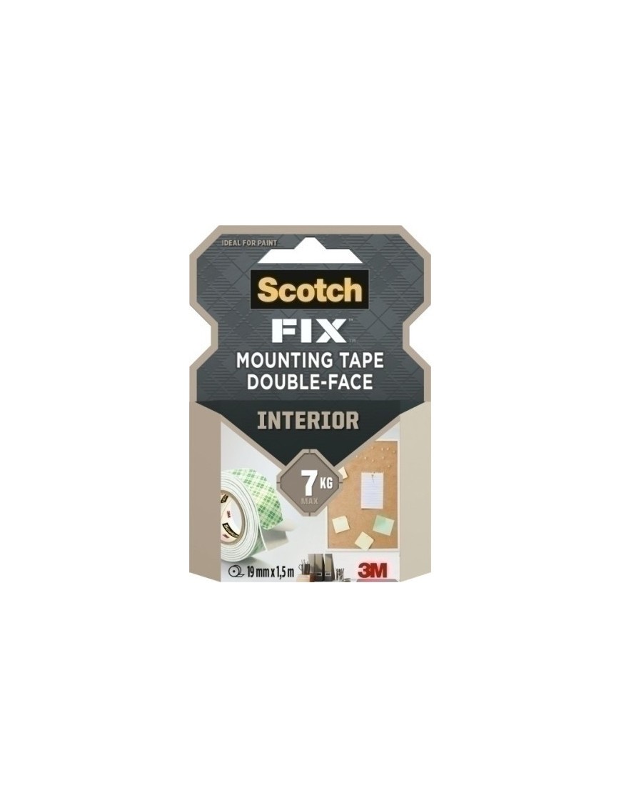 Cinta Doble Cara Scotch Soporte 1,5X19