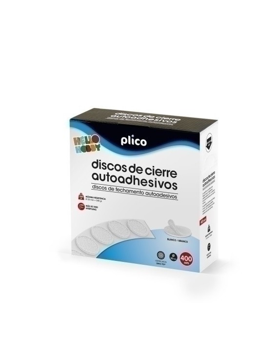 Discos Cierre Adhe.Plico 20 Ø 400 Blanco