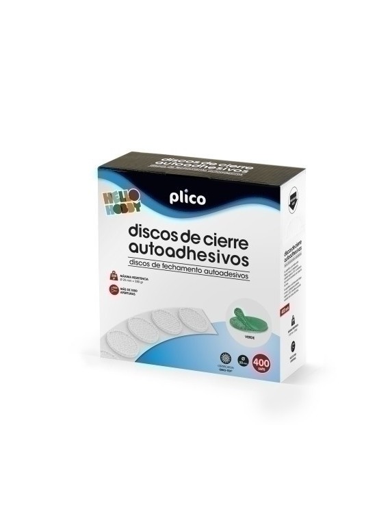 Discos Cierre Adhe.Plico 20 Ø 400 Verde