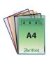 Funda Tarifold Colgante A4 Vert.Surt.P/5