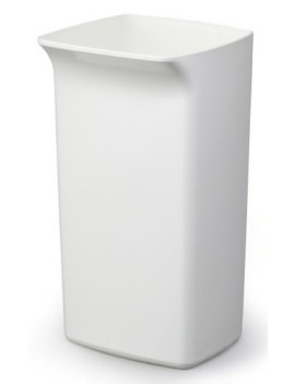 Cubo Basura Plastico Durabin 40L. Blan.