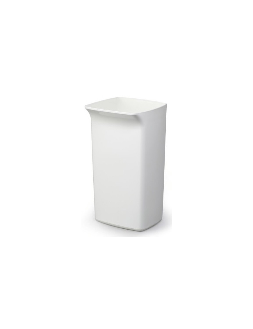 Cubo Basura Plastico Durabin 40L. Blan.