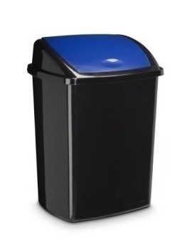 Papelera Plastico Cep Basc. 50L Azul