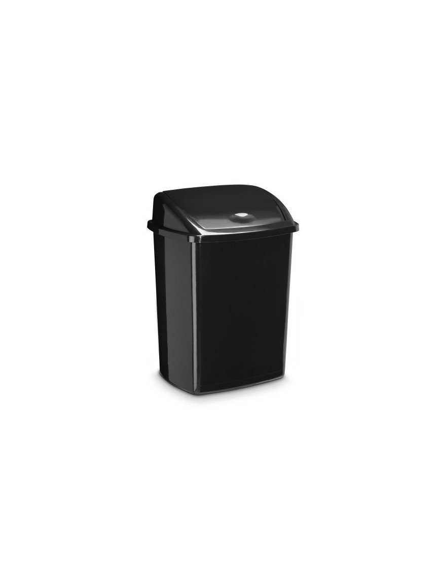 Papelera Plastico Cep Basc. 50L Negro