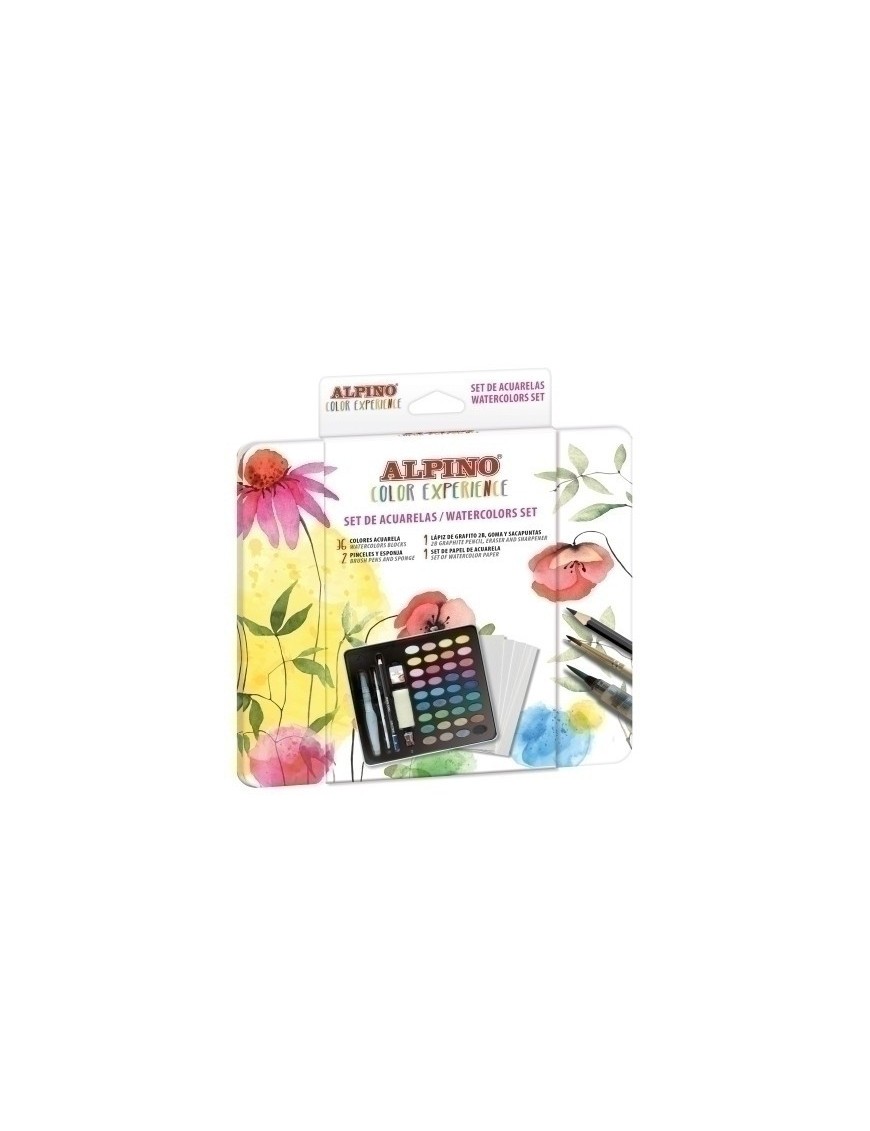 Acuarelas Alpino Set De 36