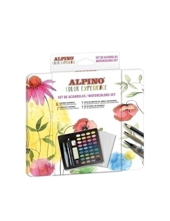 Acuarelas Alpino Set De 36