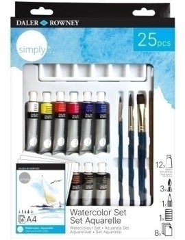 Acuarelas Daler Rowney Simply Set.25