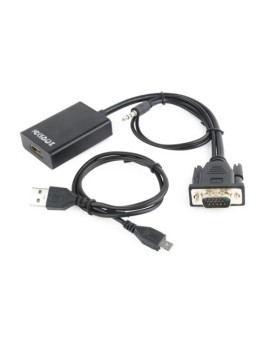 Adaptador Gembird De Video Vga - Hdmi