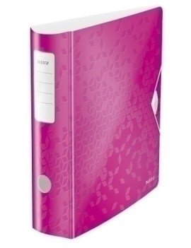 Archivador Leitz Wow A4 180º 80Mm Fucsia