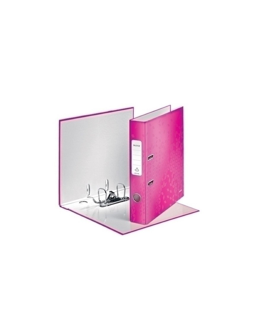 Archivador Leitz Wow A4 180º 50Mm Fucsia