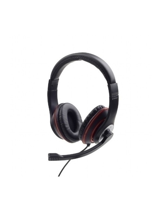 Auriculares Gembird Estereo Negro\Rojo