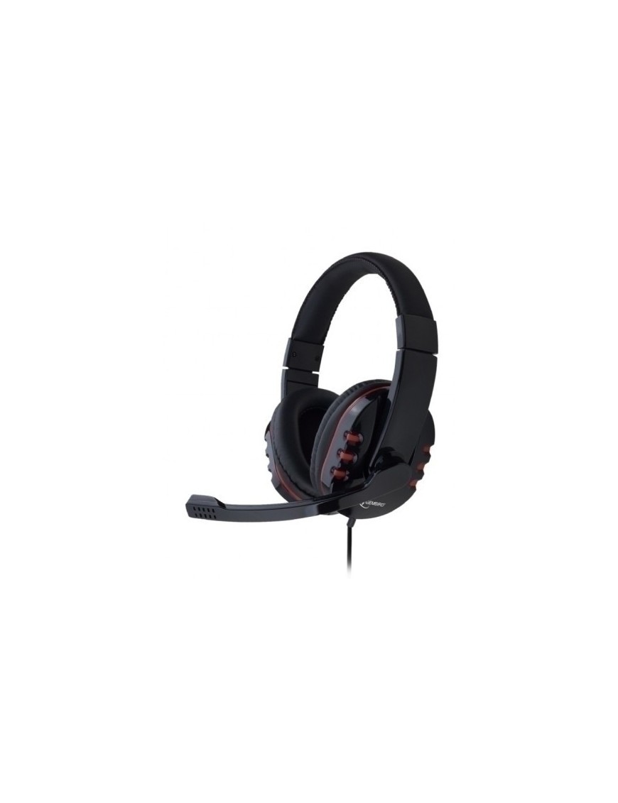 Auriculares Gembird Microfono Vol Negro