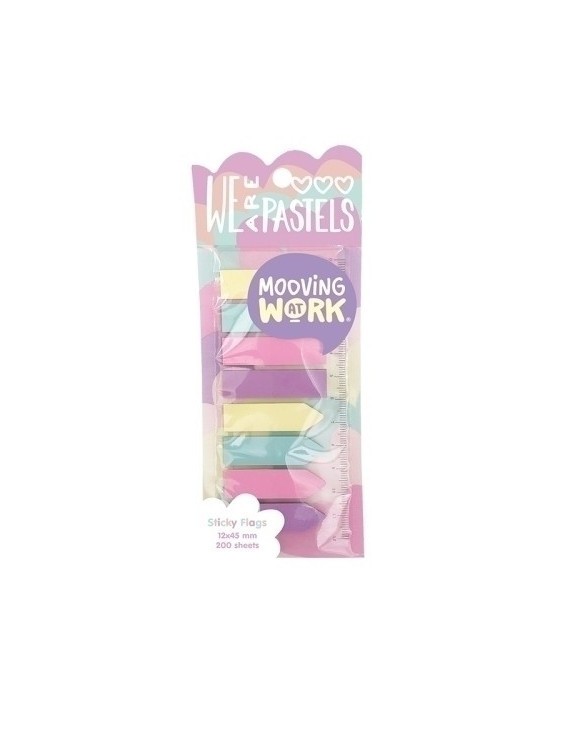 Banderitas Adhesivas Mooving Pastel B/8