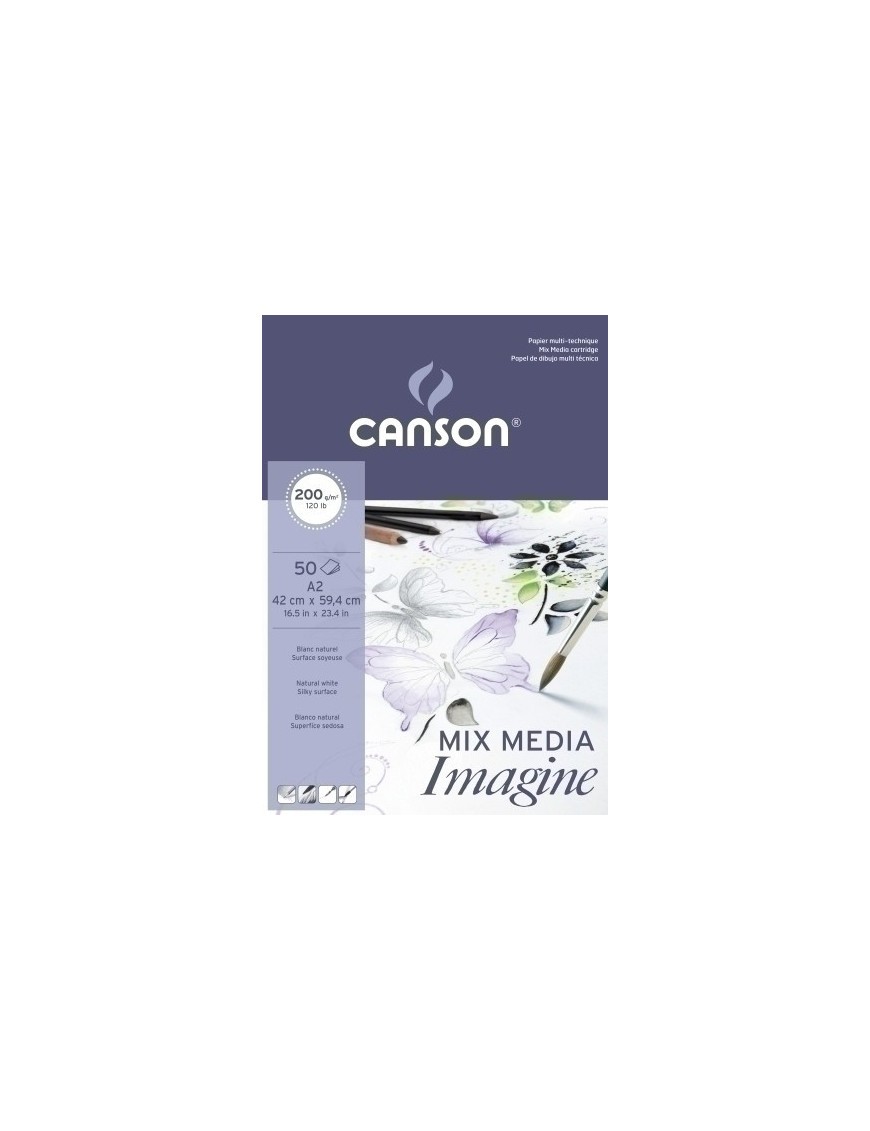 Bloc Dibujo Canson Imagine Encol. A2 200