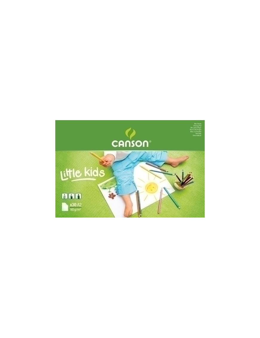 Bloc Dibujo Canson Kids Encol. A2 90G